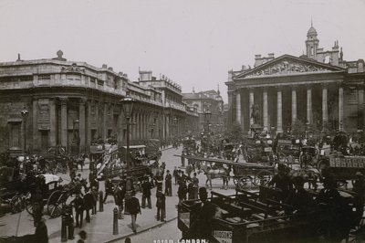 Algemeen zicht op The Royal Exchange door English Photographer